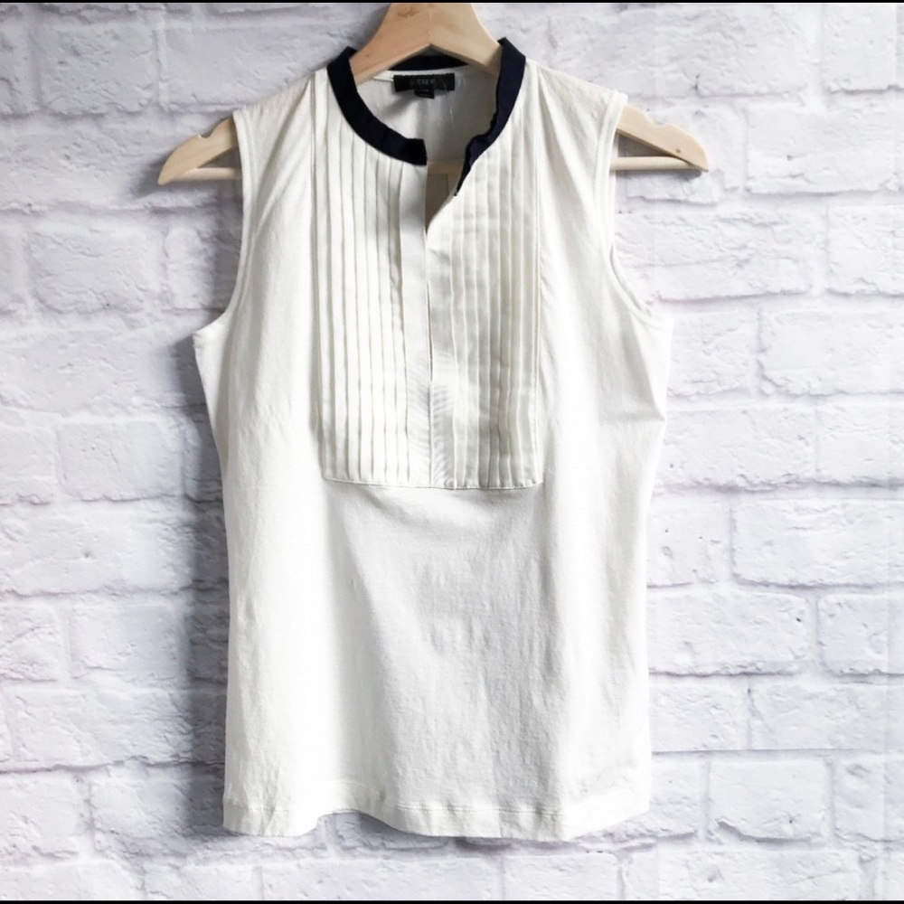 NWOT J. Crew Tuxedo Tank Top